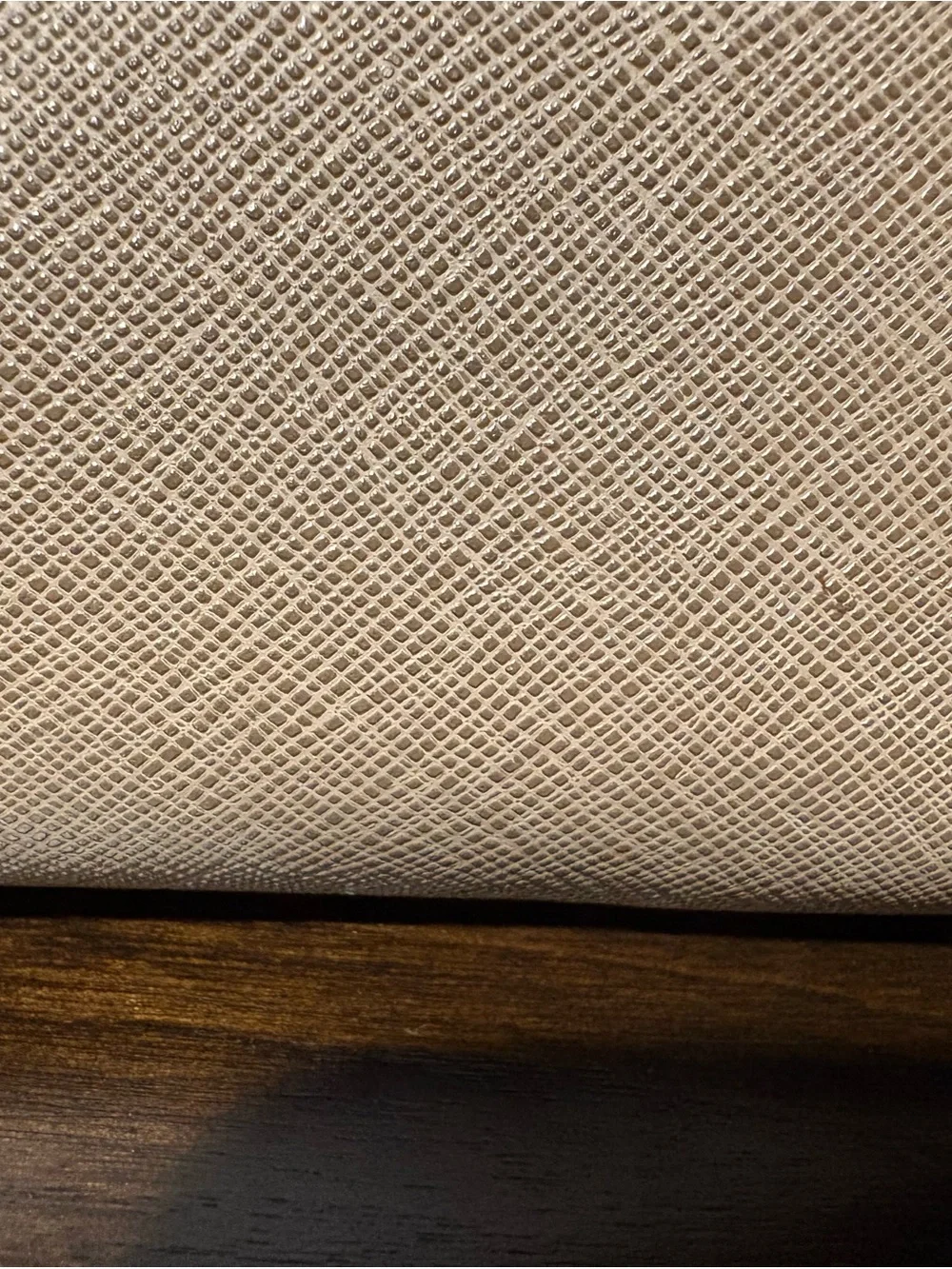 Michael Kors Saffiano Leather Zip Wallet in Blush Pink with Gold Logo